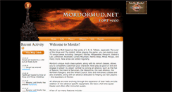 Desktop Screenshot of mordormud.net