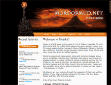 Tablet Screenshot of mordormud.net
